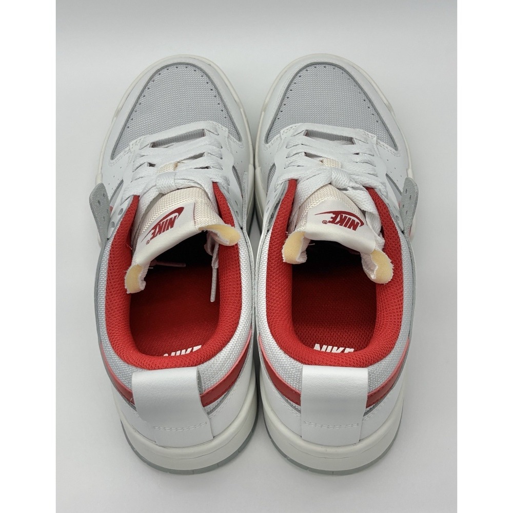 Nike Women's Dunk Low Disrupt White Gym Red Size 9.5 CK6654 101 - Picture 3 of 8